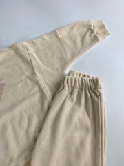 Cream Slouchy Set & Beanie - Age 2-3yrs Only