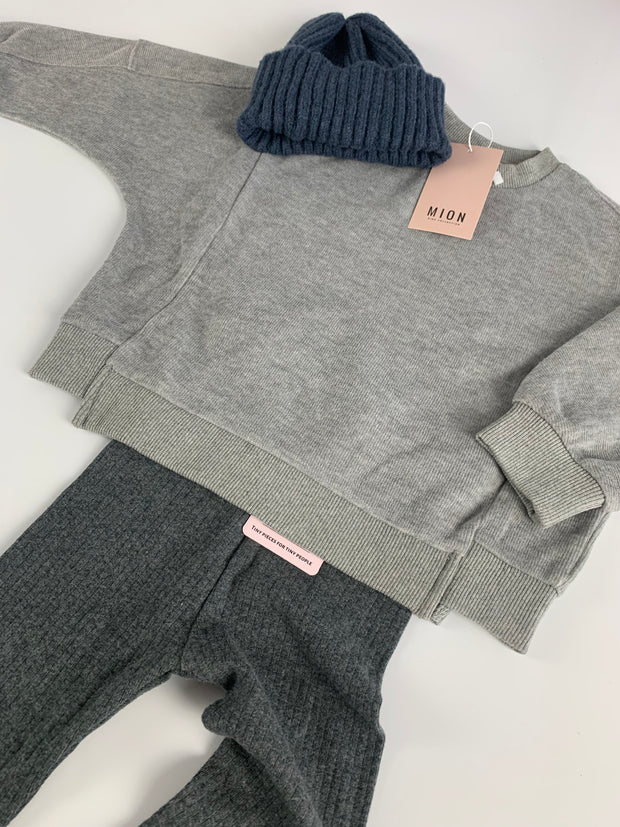 Slouchy Sweatshirt Bundle - Grey - Age 2-3yrs Only