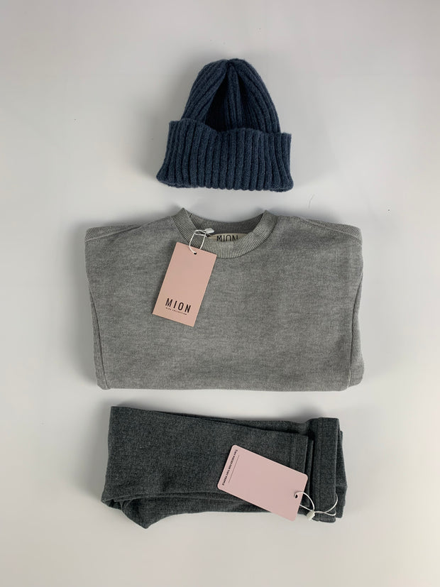 Slouchy Sweatshirt Bundle - Grey - Age 2-3yrs Only
