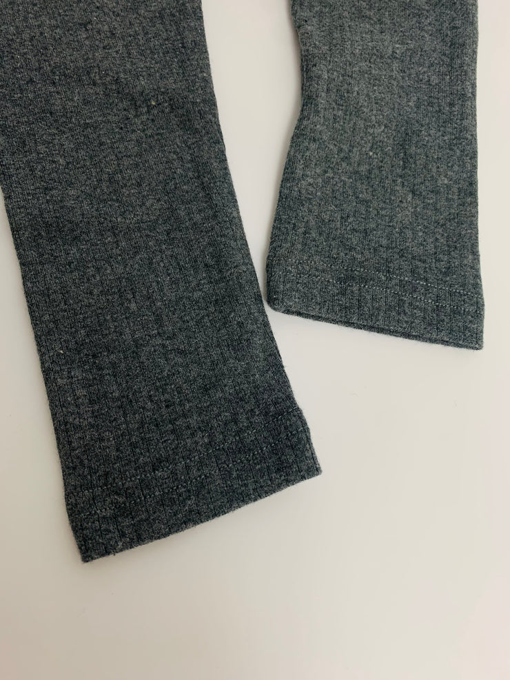 Ribbed Charcoal Leggings