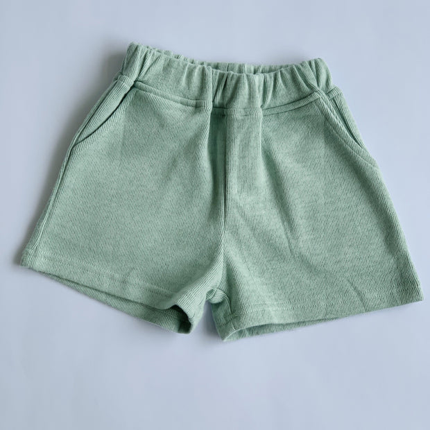 Slouchy Shorts ~ Light Sage