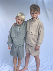 Quarter Zip Jumper - Grey