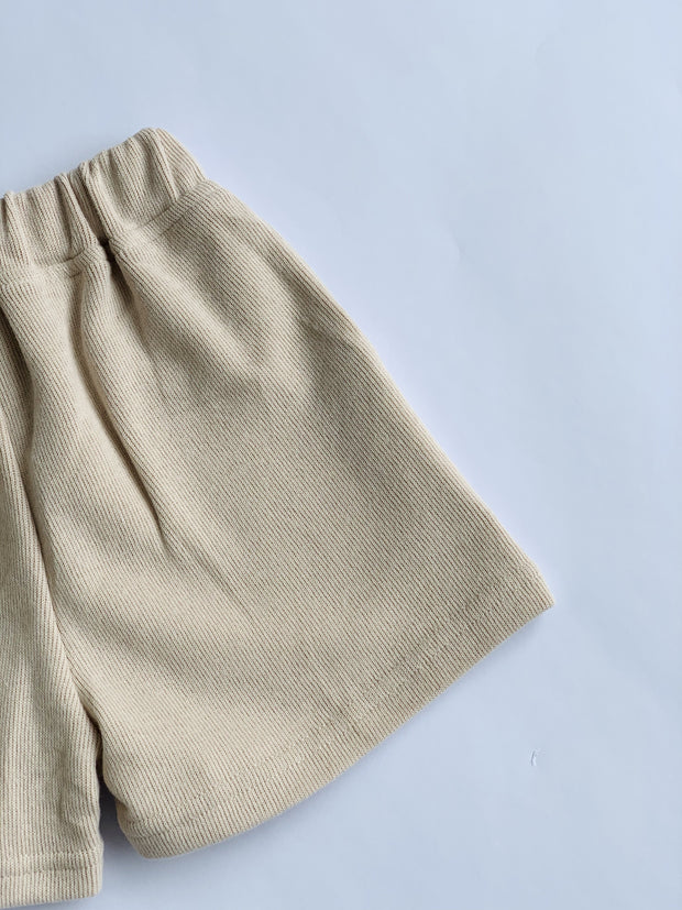 Slouchy Shorts ~ Nude