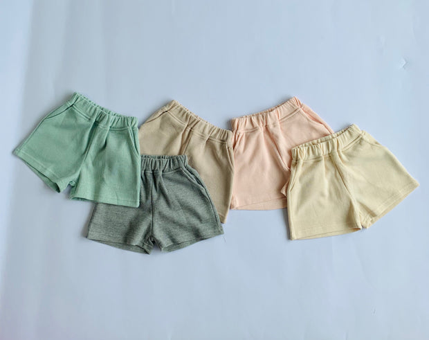 Slouchy Shorts ~ Light Sage